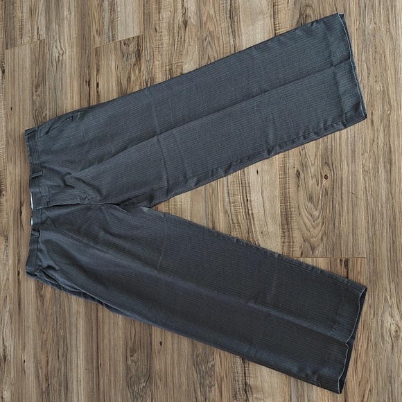 EUC Men's Gray Pinstripe Dress Pants - Picture 2 of 8